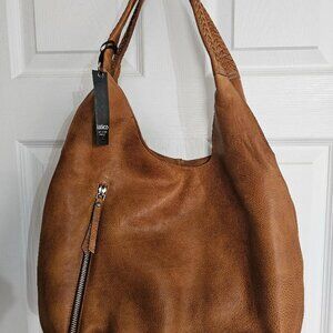 Latico Leather Camila handbag hobo cognac NWT